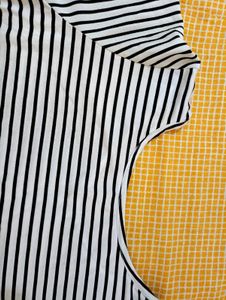 White Striped Tshirt