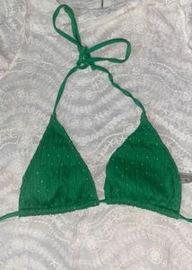 Green Bikini Top