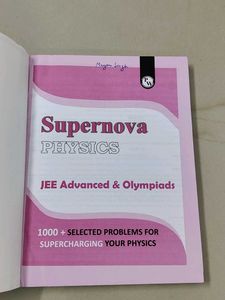 PW Supernova Physics JEE