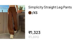 Urbanic Simplicity Straight Leg Pants