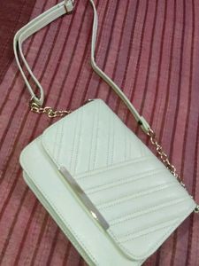 Chic White Crossbody Bag