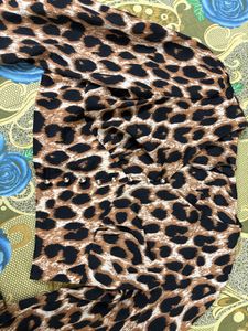 Leopard Print Long Sleeve Top