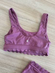 Scallop Activewear Leggings Set