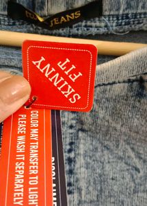 Light Blue Skinny Fit Jeggings