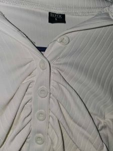white crop top