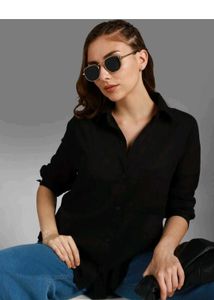 Black Button-down Shirt
