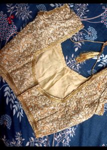 Skin Colour Embroidery Blouse