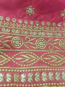 Red Embroidered Blouse