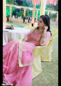 Elegant Pink Embroidered Lehenga Choli Set