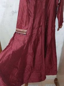 Maroon Ethnic Gown
