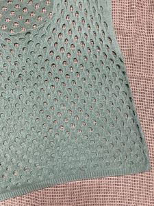 Sea Green Mesh Top