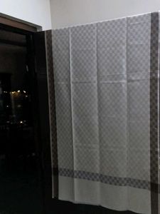 Checkered Gray/Beige Kashmiri Shawl Warm Lightweig