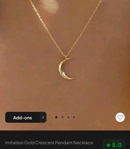 Newme Crescent Pendant Necklace