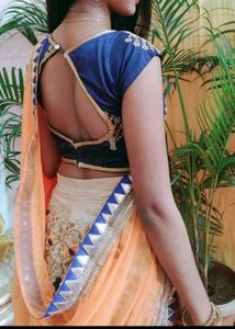 Blue Lehenga With Dupatta