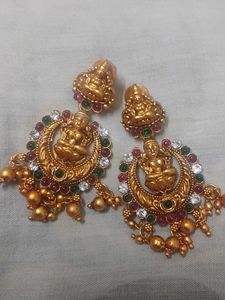 Ethnic Gold Earrings