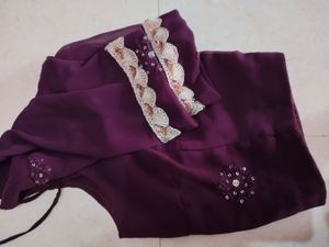 Burgundy Lehenga