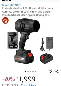 RIOZLOT Handheld Air Blower