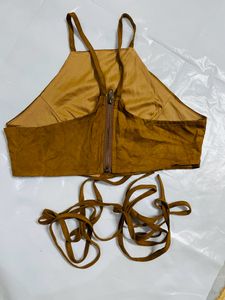 Halter Strappy Crop Top