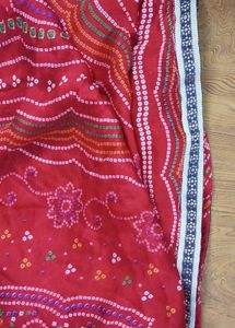 Bandhani Saree With Readymade Blouse❤️