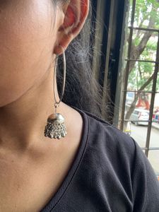 Hoop Jhumka Earrings