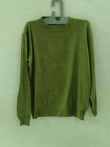 Olive Green Crewneck Sweater