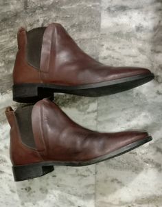 Coffee Brown Laceless Boots