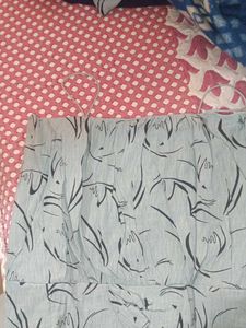 Abstract Print Sheer Top