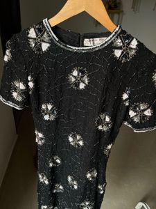 Adrianna Papell  Vintage Beaded COCKTAIL Dress ♠️