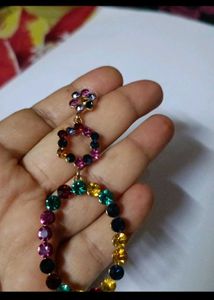 Colorful Circle Earrings