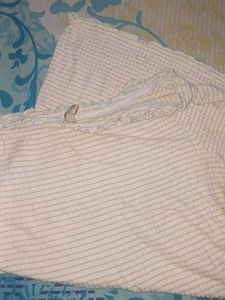 Striped Off-Shoulder Dress