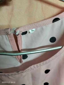 Pink Polka Dot Top