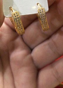 Gold Plated Hoop Earrings