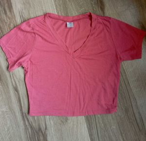 Mauve Crop Top.
