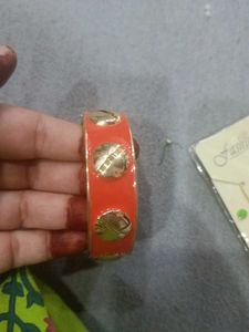 Orange & Gold Bangle