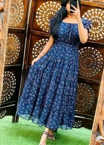 Floral Print Maxi Dress