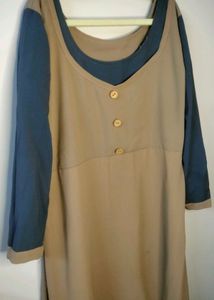 Vintage Style Color Block Dress