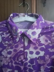 Purple Korean Top
