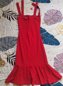 Red Midi Dress