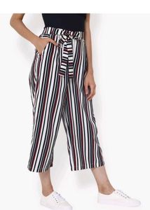 Striped Cropped Pants