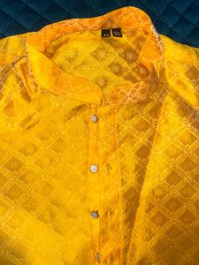 Yellow Ethnic Kurta