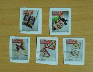 Set Of 5 South African Stamps