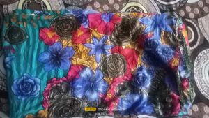 Floral Print Saree
