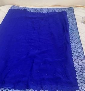 Royal Blue Saree