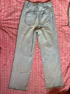 Ripped Wide Leg Jeans