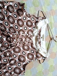 Retro Print Sleeveless Top