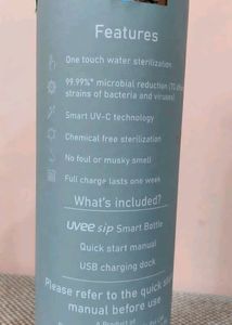 Stainless Steel Rechargeable And Smart Bottle