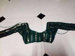 Dark Green Lehnga Choli, Simple Festive Wear