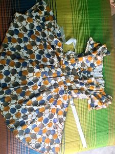 Beautiful Girls Printed Frock - Size 28