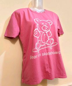 Size M/L 🎁Buy 2 Get 1 Free🎁Pink Bear Graphic Tee