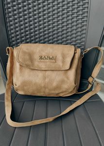 Brown Belt sling Bag -ZARA